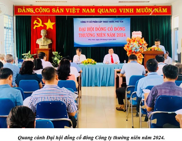 Quang cảnh Đại hội đồng cổ đông Công ty thường niên năm 2024.