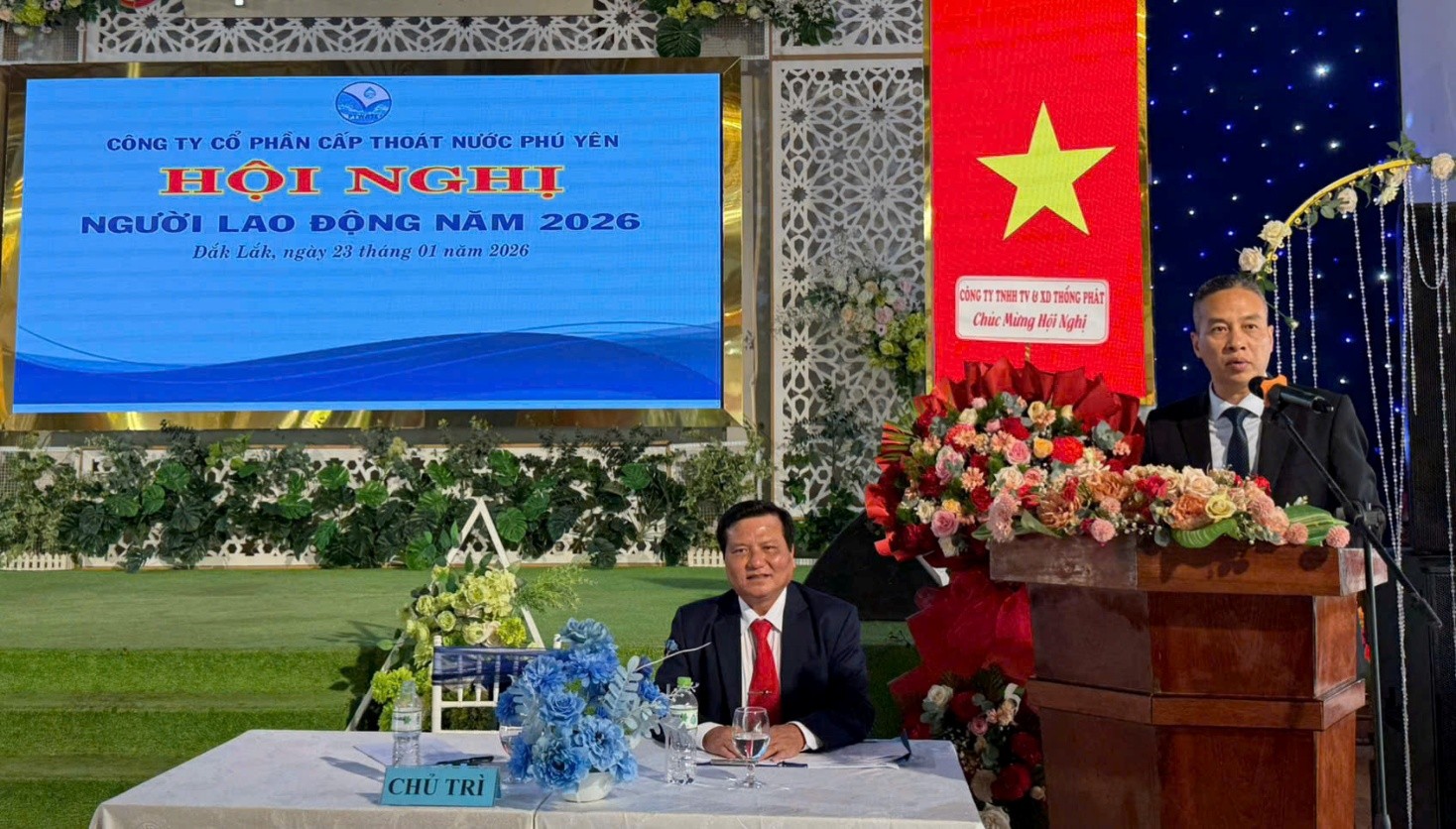 Công ty cổ phần Cấp thoát nước nước Phú Yên tổ chức Hội nghị Người lao động năm 2026.